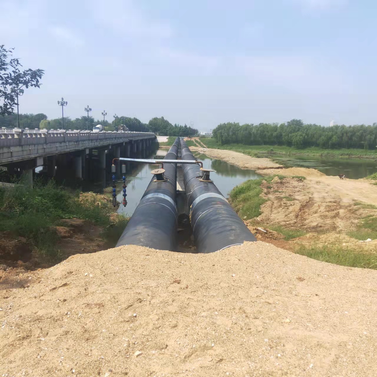 兰州西气东输顶管施工输油管道清洗